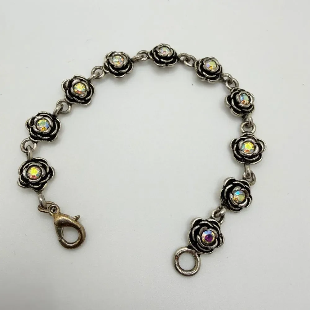 Vintage Premier Designs Aurora Borealis rhinestone